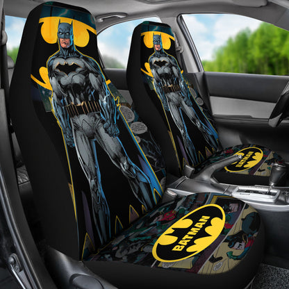 Bat Man Car Seat Covers Bat Man Comic Fan Art Car Accessories Ci220315-04