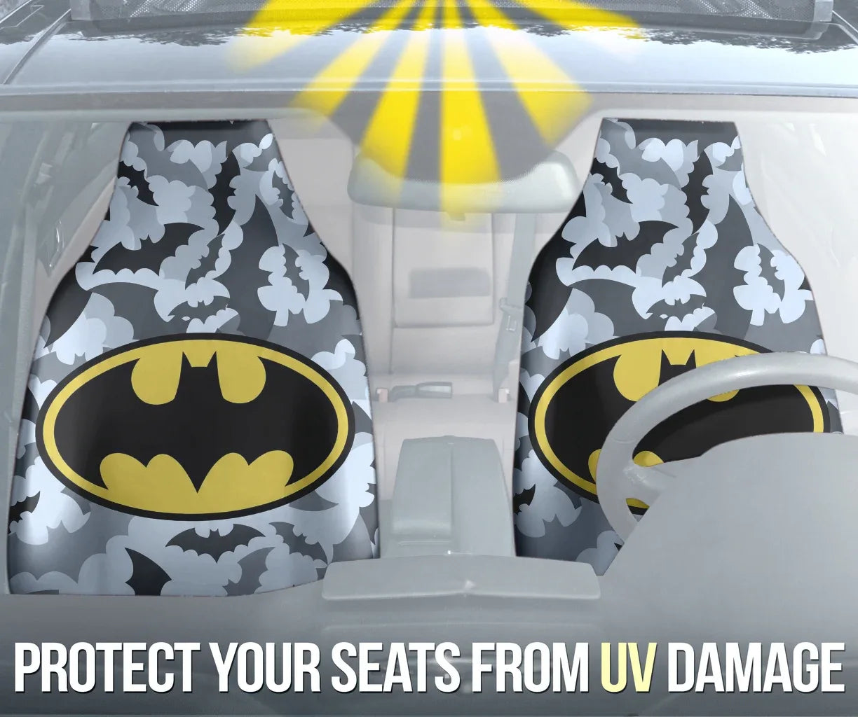 Batman Auto Car Seat Covers - Vehicle Accessories - PersonalizedFury