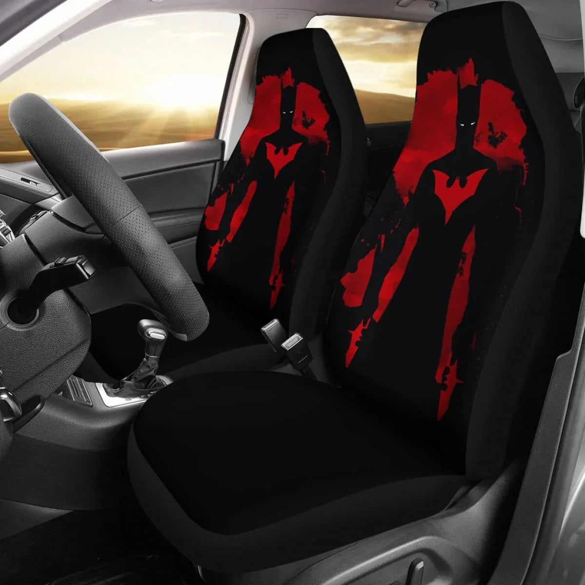 Batman Blood Dark Seat Covers Amazing Best Gift Ideas Universal Fit - PersonalizedFury
