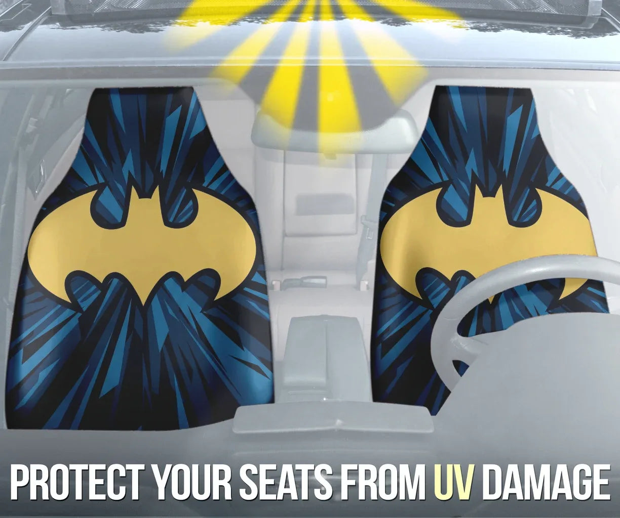 Batman Car Seat Covers - Car Accessories - PersonalizedFury