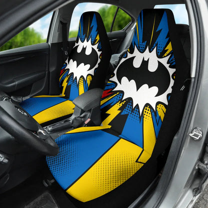 Batman Car Seat Covers Set for Vehicles - PersonalizedFury