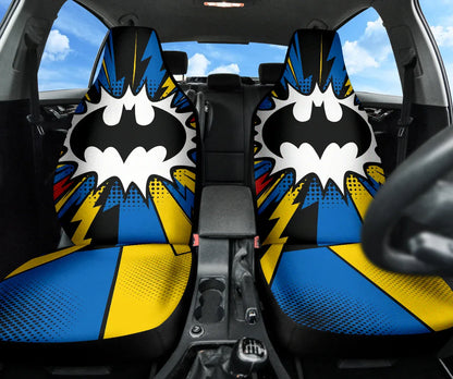 Batman Car Seat Covers Set for Vehicles - PersonalizedFury
