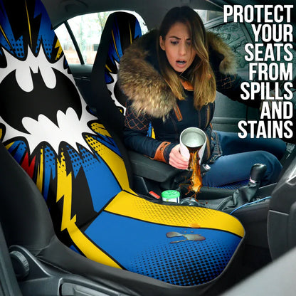 Batman Car Seat Covers Set for Vehicles - PersonalizedFury