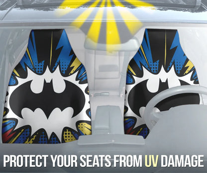 Batman Car Seat Covers Set for Vehicles - PersonalizedFury