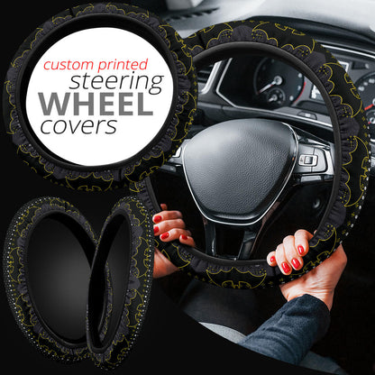 Batman Christmas Premium Custom Car Steering Wheel Cover