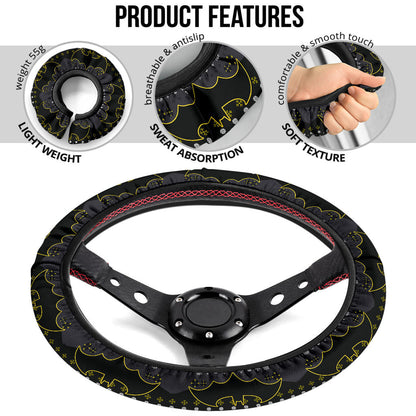 Batman Christmas Premium Custom Car Steering Wheel Cover