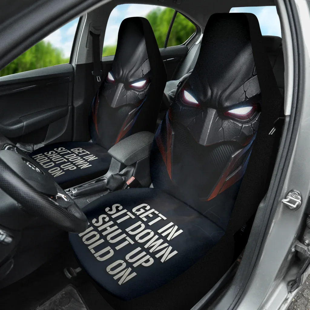 Batman Face Eyes Car Seat Covers - PersonalizedFury
