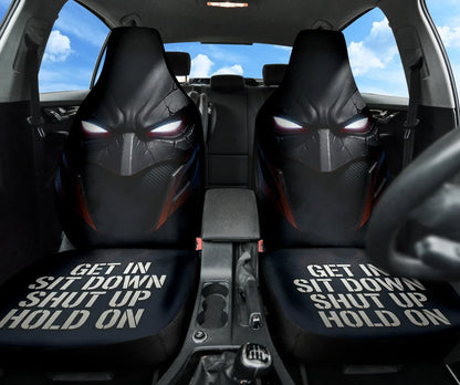 Batman Face Eyes Car Seat Covers - PersonalizedFury