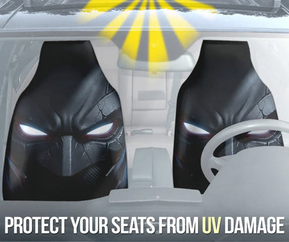 Batman Face Eyes Car Seat Covers - PersonalizedFury