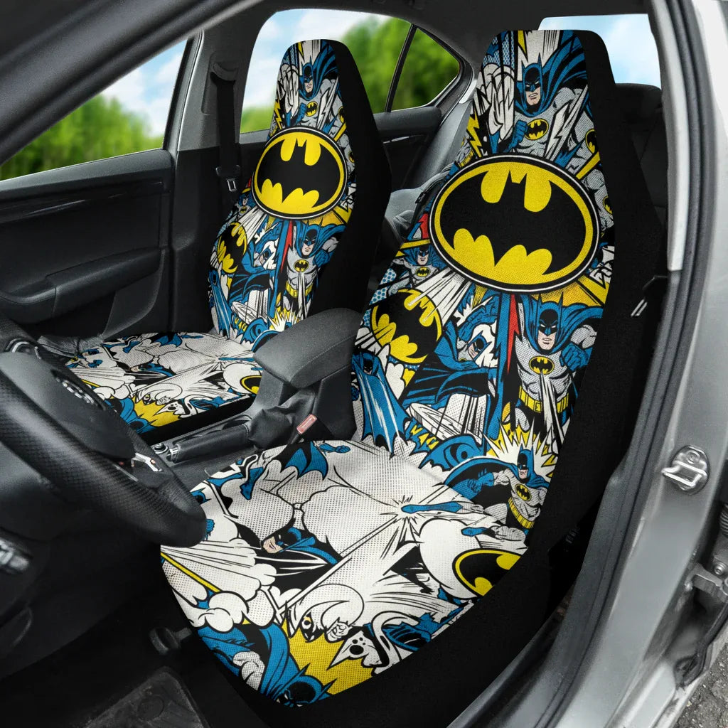 Batman Front Car Seat Covers - Car Accessories - PersonalizedFury