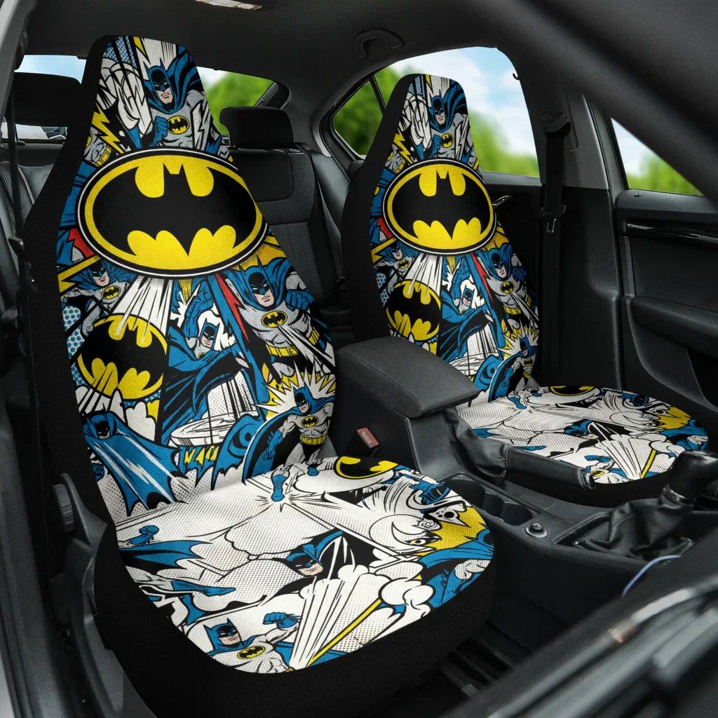 Batman Front Car Seat Covers - Car Accessories - PersonalizedFury