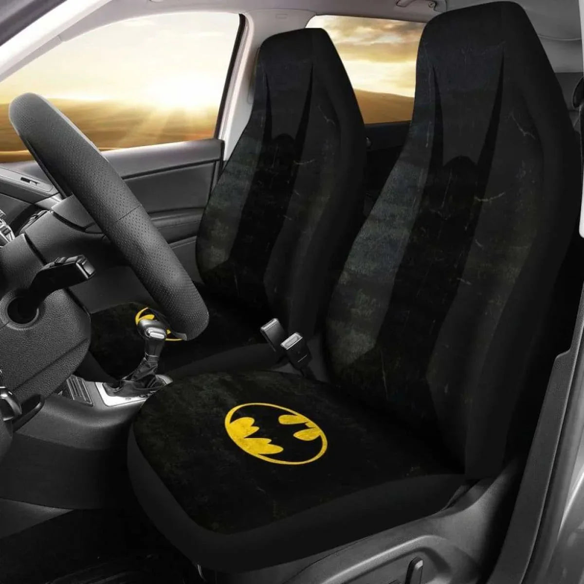 Batman Shadow Car Seat Covers Universal Fit - PersonalizedFury
