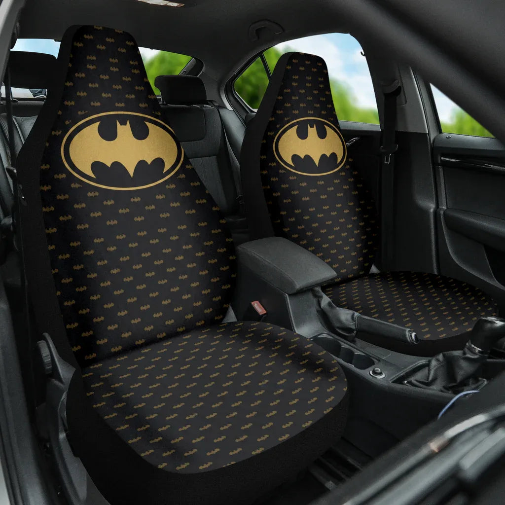 Batman Superhero Car Seat Covers - Vehicle Accessories - PersonalizedFury