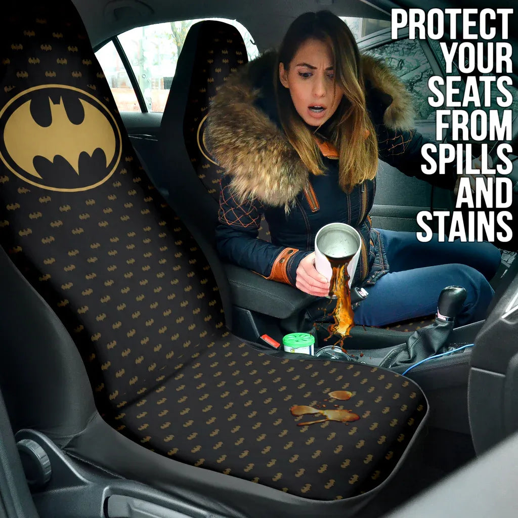 Batman Superhero Car Seat Covers - Vehicle Accessories - PersonalizedFury