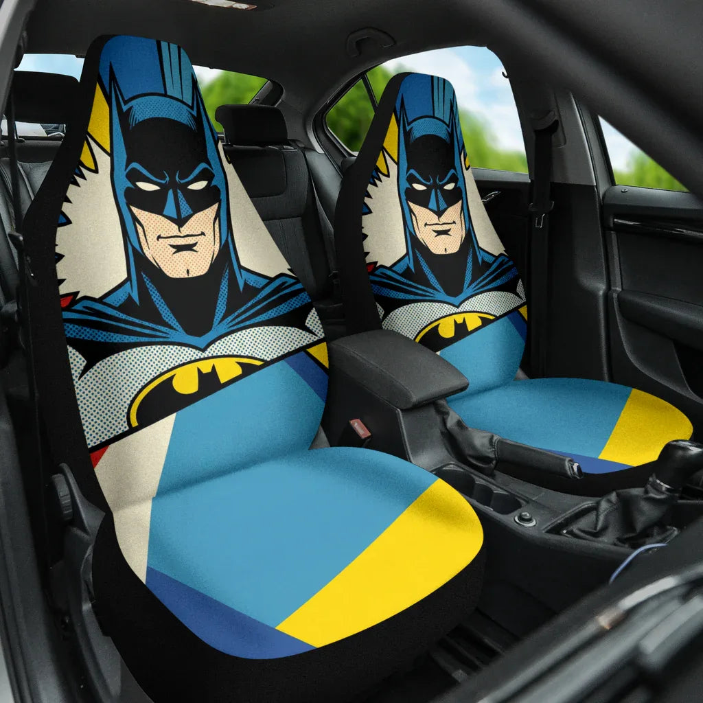 Batman Themed Car Seat Covers for Cars - PersonalizedFury