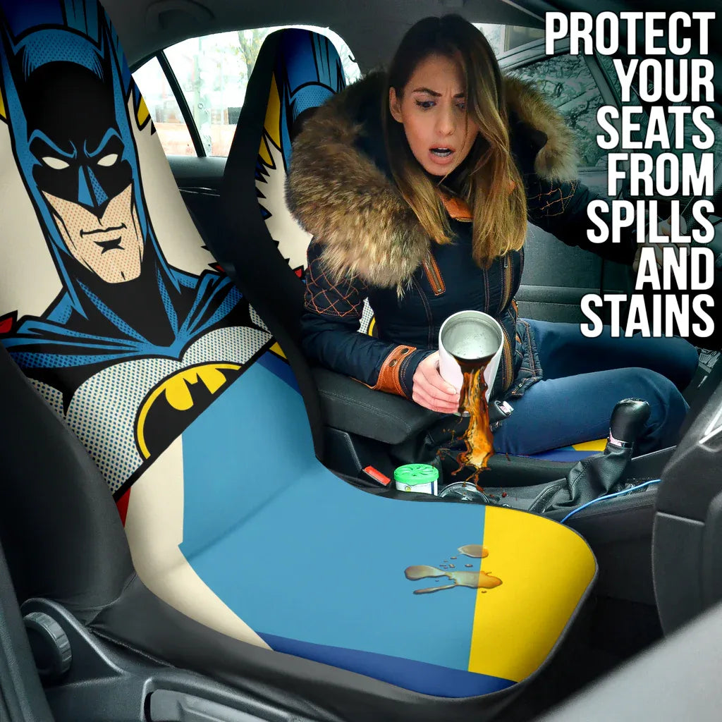 Batman Themed Car Seat Covers for Cars - PersonalizedFury