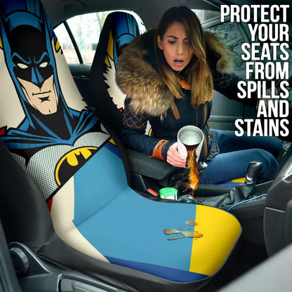 Batman Themed Car Seat Covers for Cars - PersonalizedFury