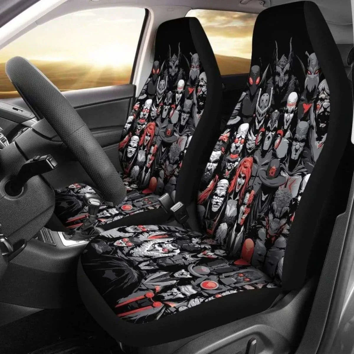 Batman Villains Car Seat Covers Universal Fit - PersonalizedFury