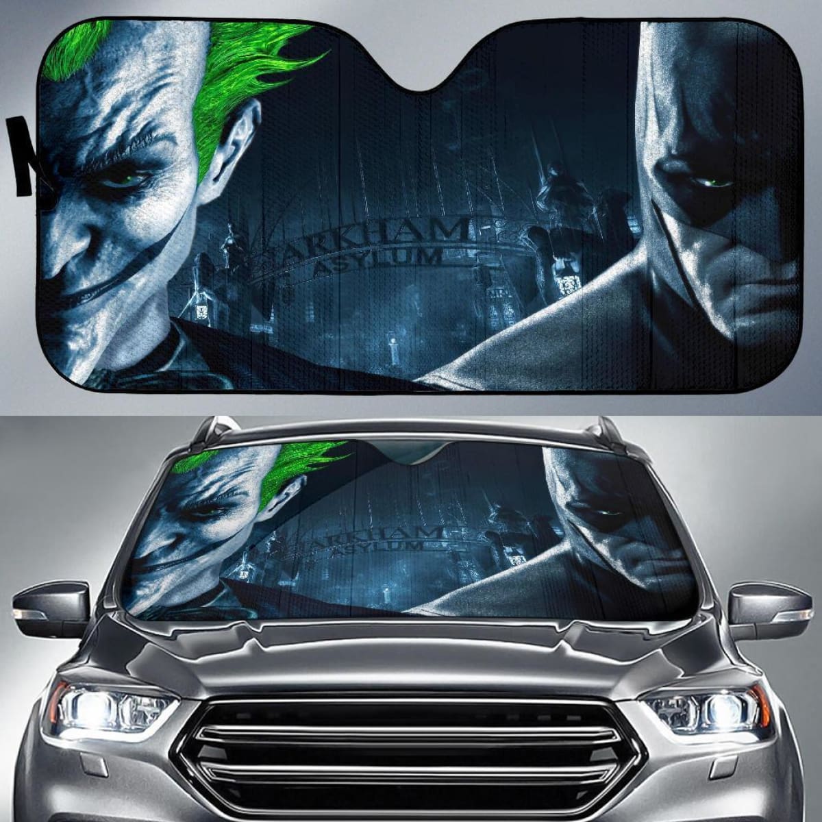 Batman Vs Joker Car Sun Shade Universal Fit 225311