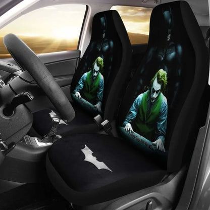 Batman Vs Joker The Dark Knight Seat Covers Universal Fit - PersonalizedFury