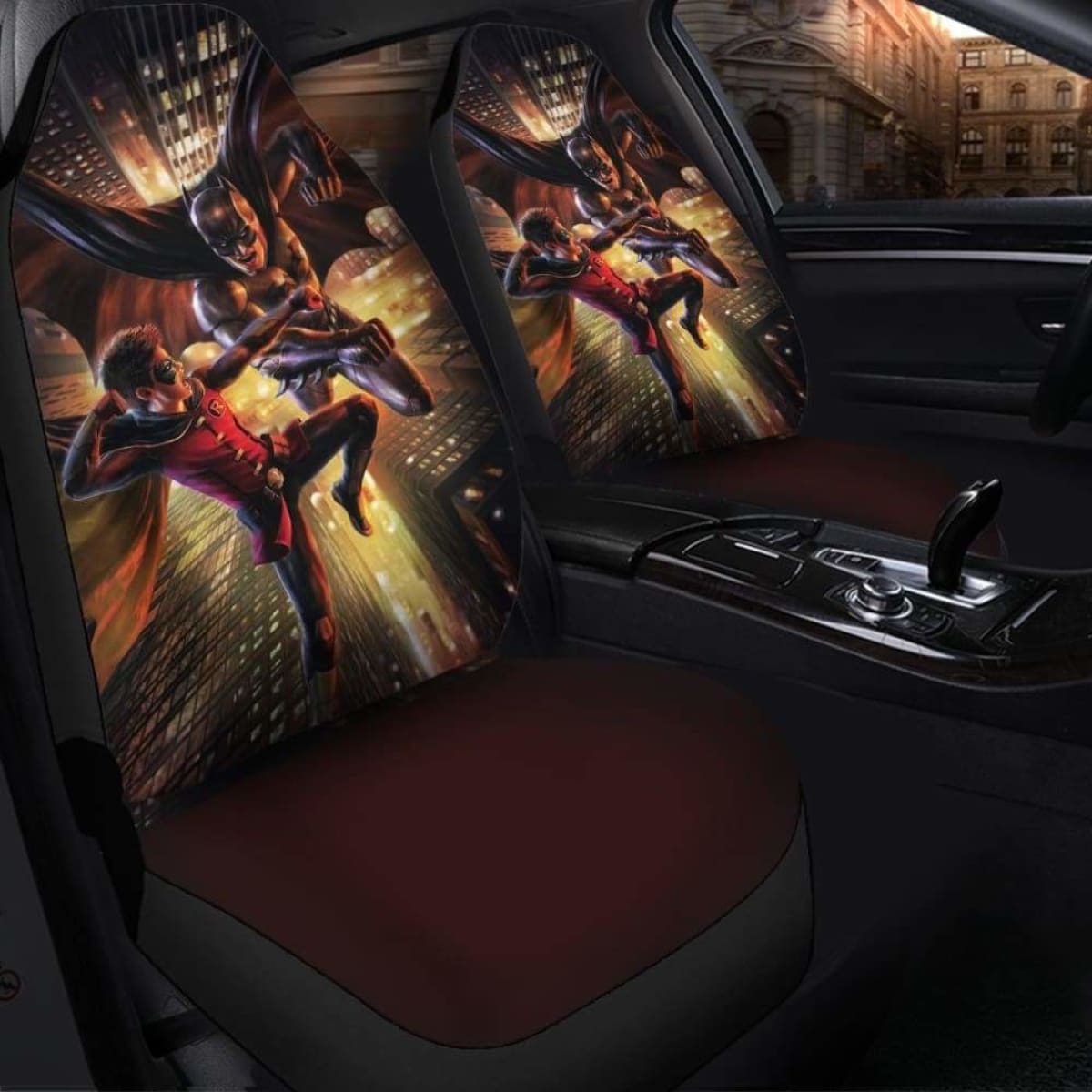 Batman Vs Robin Seat Covers 101719 Universal Fit