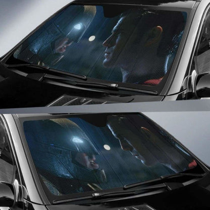 Batman Vs Superman Car Auto Sun Shades Universal Fit 051312