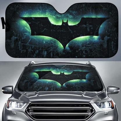 Batman logo windshield sun shade 918b Universal Fit