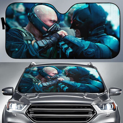 Batmans Vs Bane Car Sun Shade Universal Fit 225311