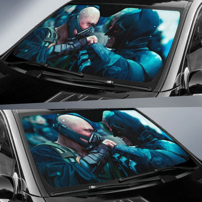Batmans Vs Bane Car Sun Shade Universal Fit 225311