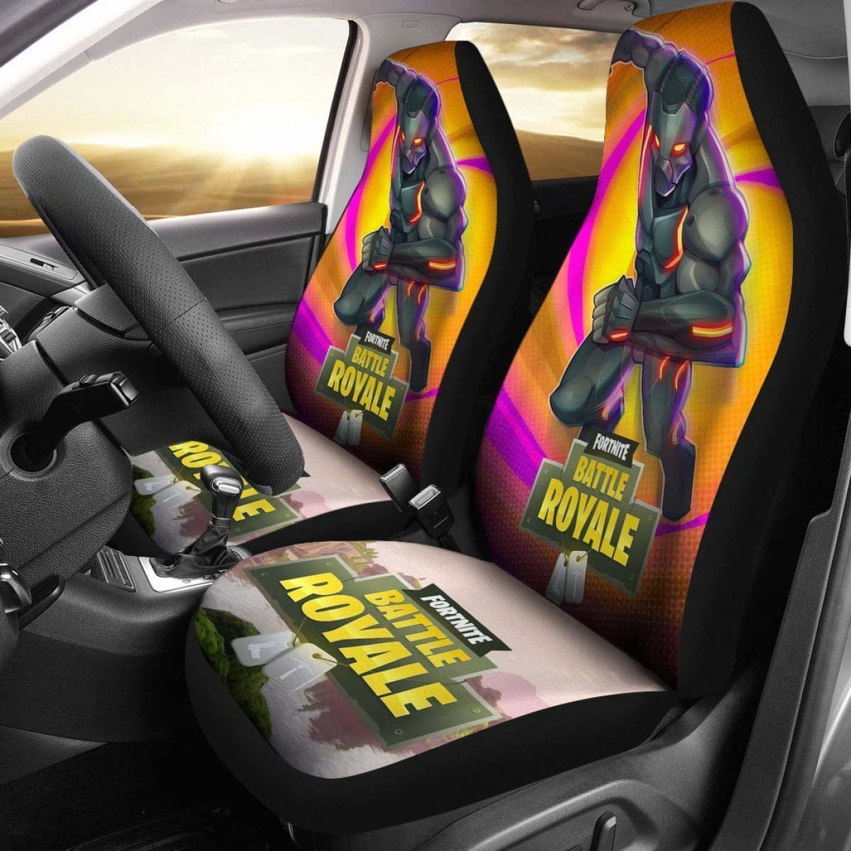 Battle Royale Fortnite Car Seat Covers For Fan Mn04 Universal Fit 225721