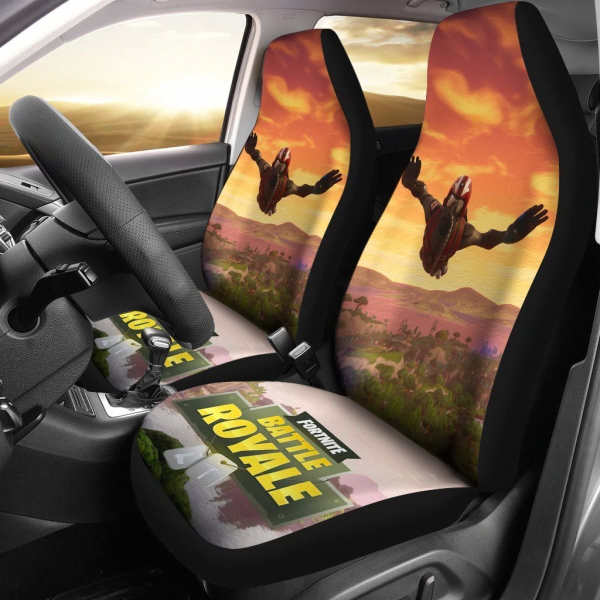 Battle Royale Fortnite Car Seat Covers Mn04 Universal Fit 225721