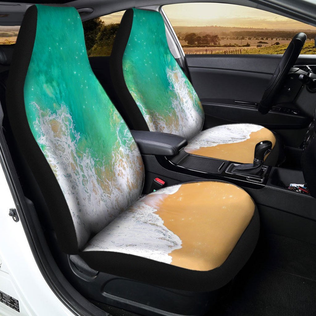 Beach Car Seat Covers Custom Car Accessories For Sea Lover