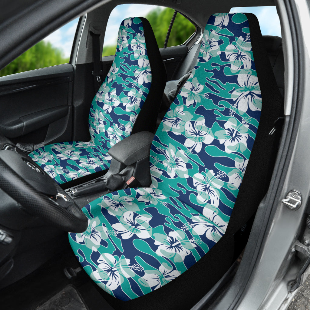 Beach Flower Pattern Car Seat Covers Car Accessories Ci220421-07