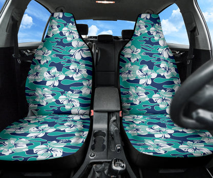 Beach Flower Pattern Car Seat Covers Car Accessories Ci220421-07