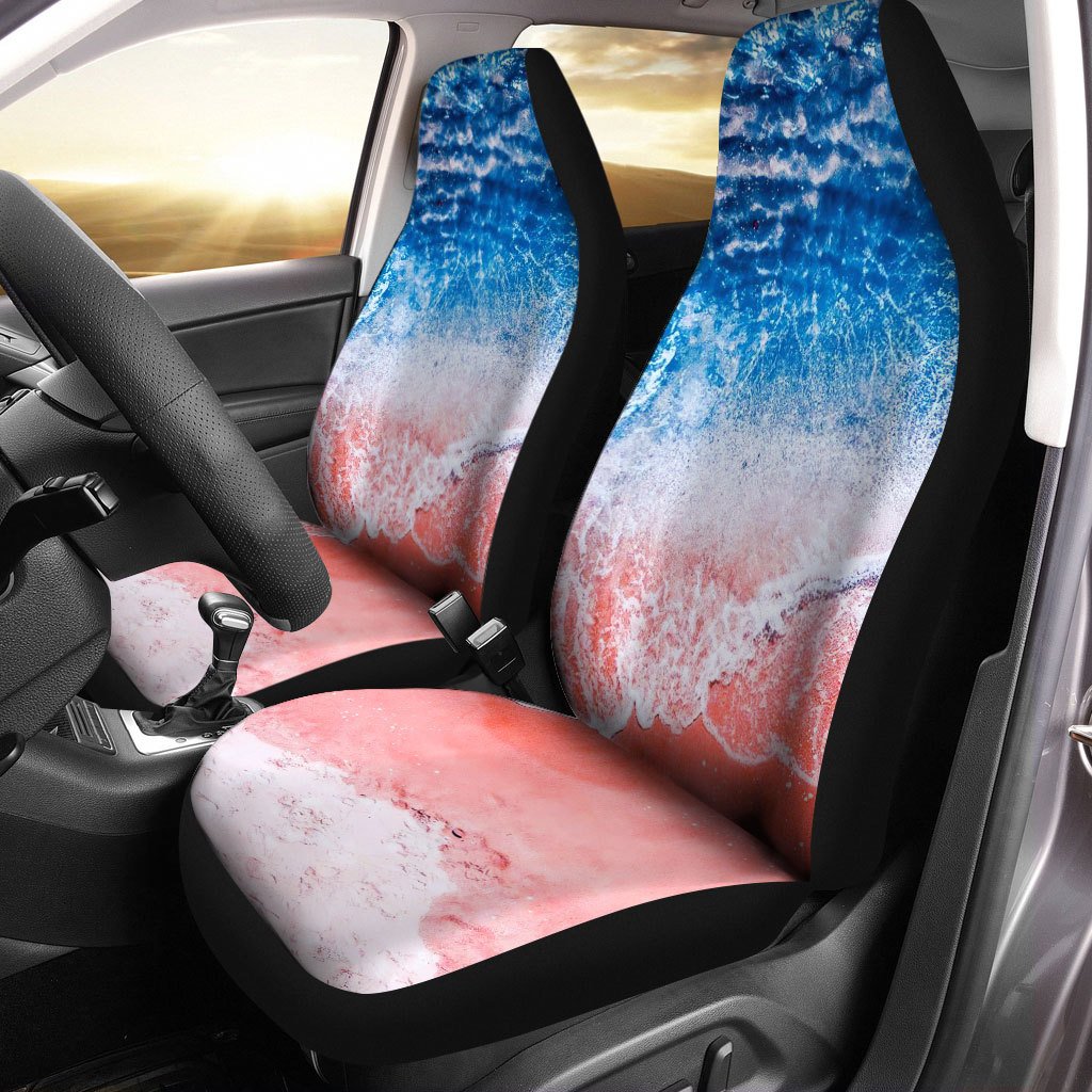 Beach Ocean Car Seat Covers Custom Car Accessories For Sea Lover