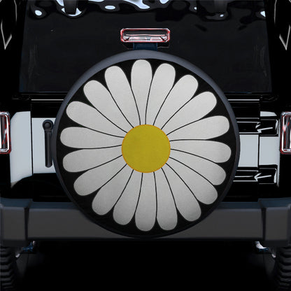 Beautiful Daisy Flower Jeep Car Spare Tire Cover
