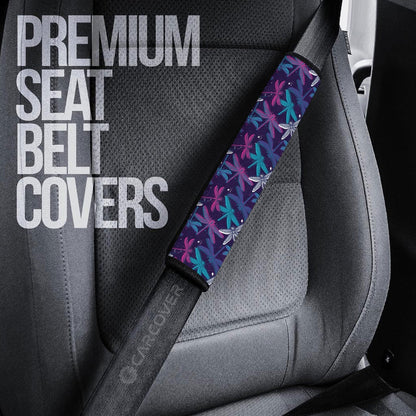 Beautiful Dragonfly Seat Belt Covers Custom Animal Car Accessories