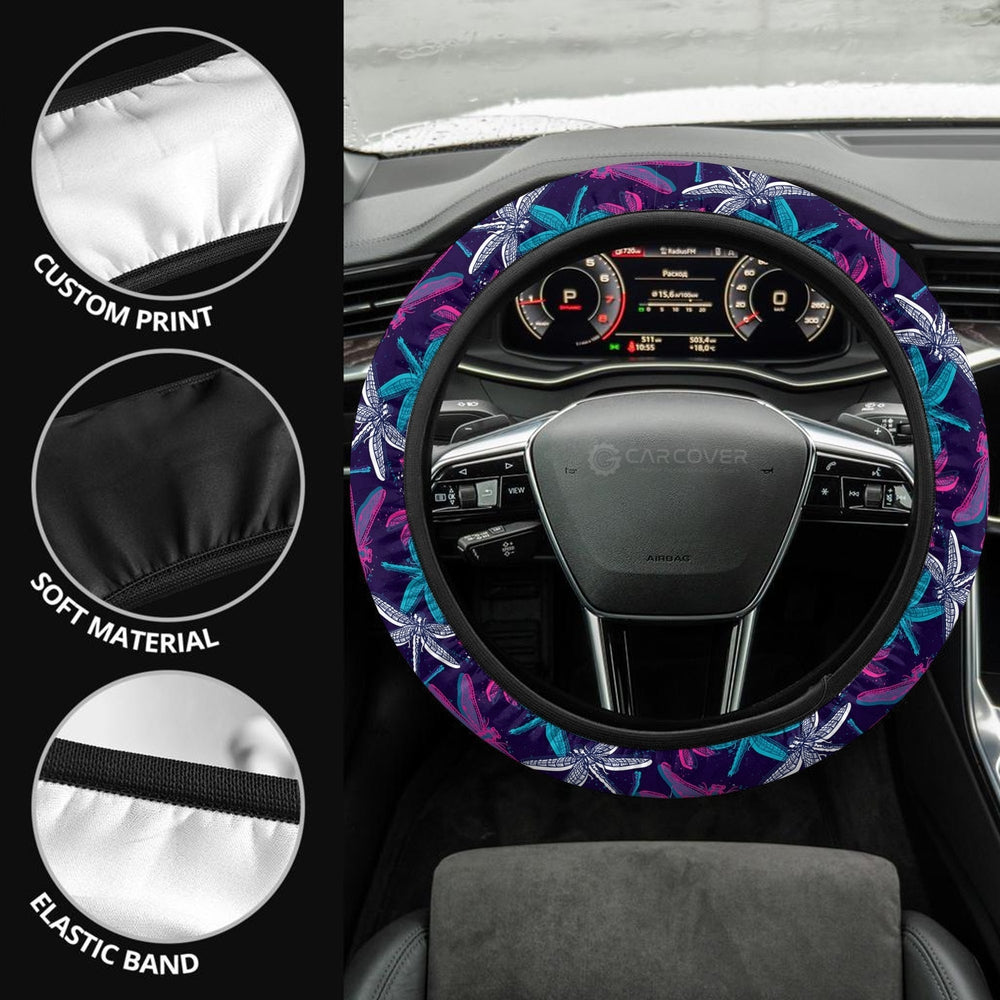 Beautiful Dragonfly Steering Wheel Covers Custom Dragonfly Car Accessories