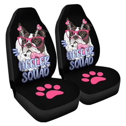 Beautiful French Bulldog Car Seat Covers Custom Car Accessories For Dog Owner