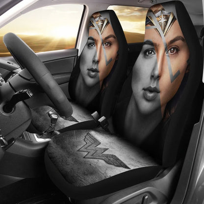 Beautiful Wonder Woman Black Design Dc Comics Car Seat Covers Mn04 Universal Fit 225721