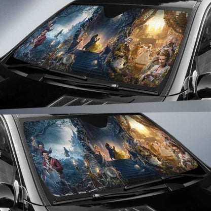 Beauty And The Beast Car Auto Sun Shades 1 Universal Fit 051312