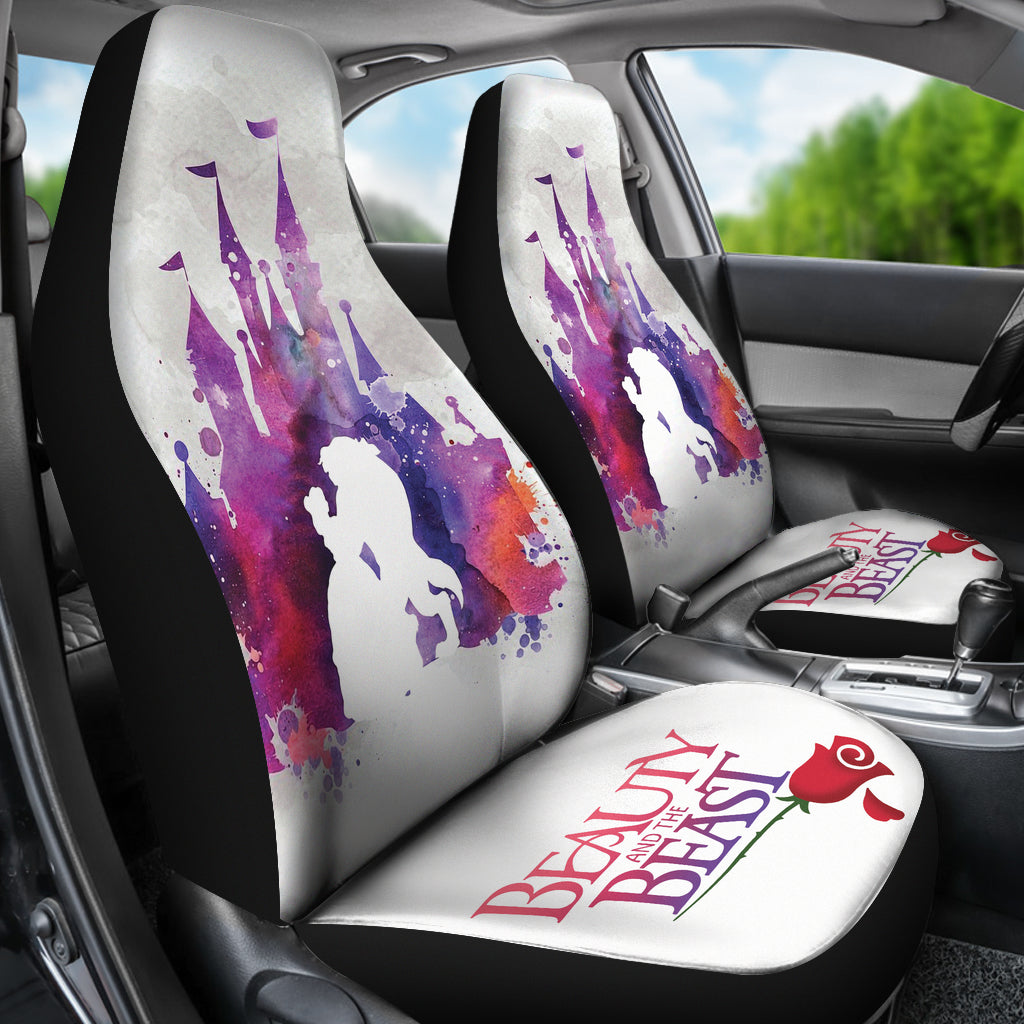 Beauty And The Beast Car Seat Covers Custom For Fans Ci221212-06