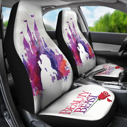 Beauty And The Beast Car Seat Covers Custom For Fans Ci221212-06