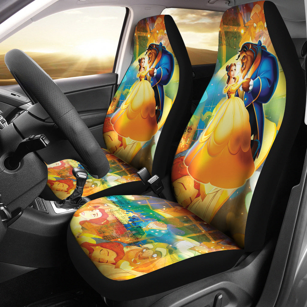 Beauty And The Beast Car Seat Covers Custom For Fans Ci221212-05