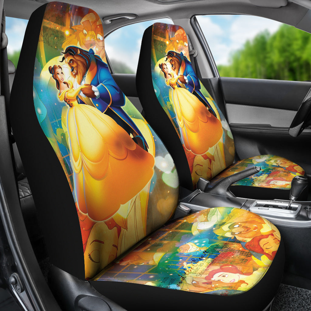 Beauty And The Beast Car Seat Covers Custom For Fans Ci221212-05