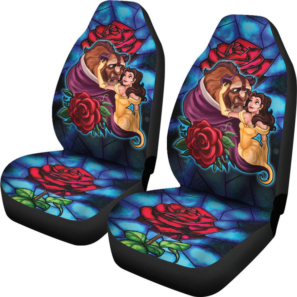 Beauty And The Beast Car Seat Covers Custom For Fans Ci221212-04