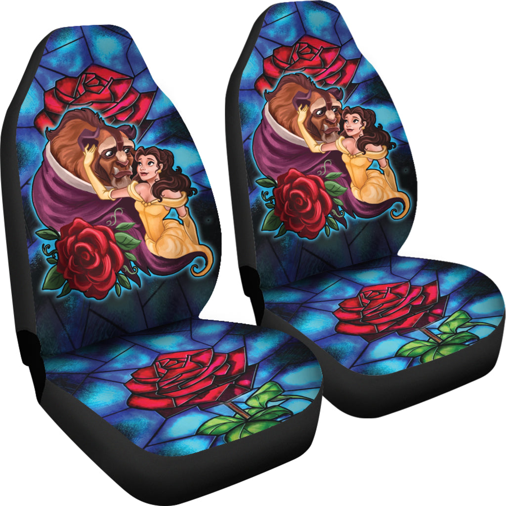 Beauty And The Beast Car Seat Covers Custom For Fans Ci221212-04