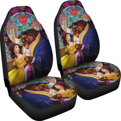 Beauty And The Beast Car Seat Covers Custom For Fans Ci221212-01