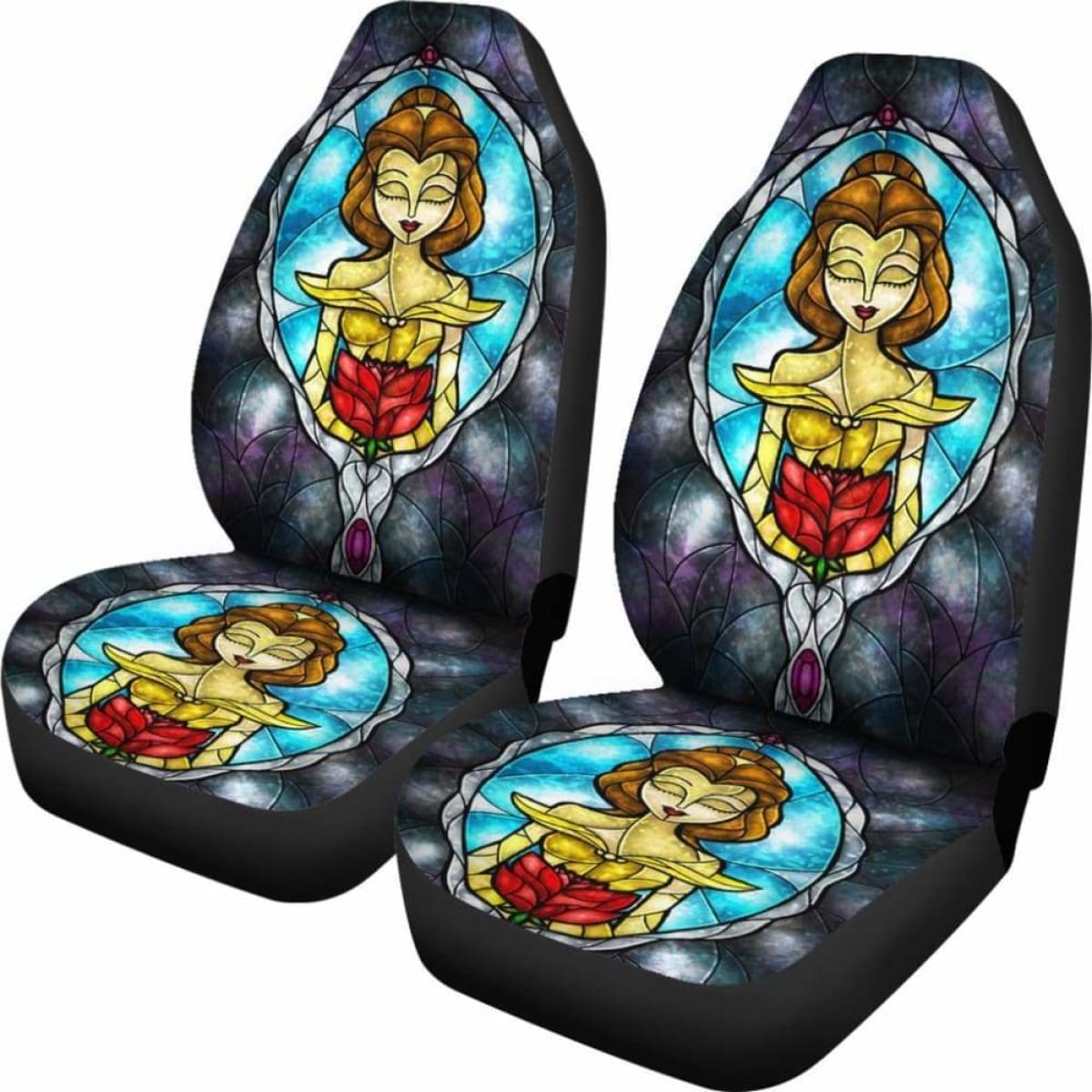 Beauty And The Beast 2018 Car Seat Covers 2 Universal Fit