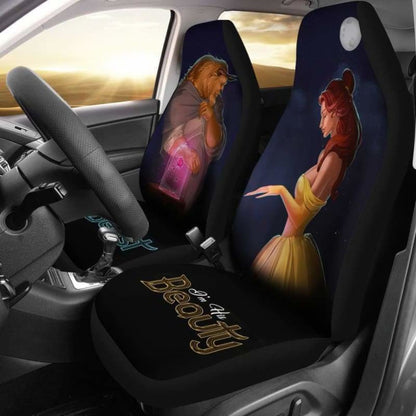 Beauty And The Beast Car Seat Covers Universal Fit 051312